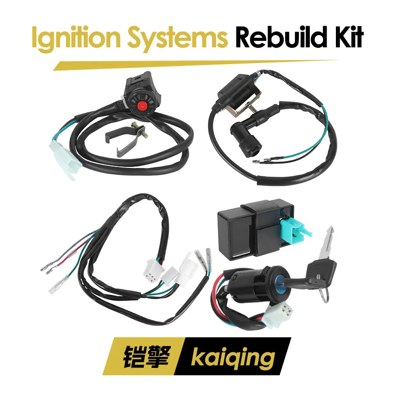 

Off Road Motorcycle ATV Beach Bike Accessories 50cc-140cc Engine Foot Start Wire Harness Electrical Component Assembly