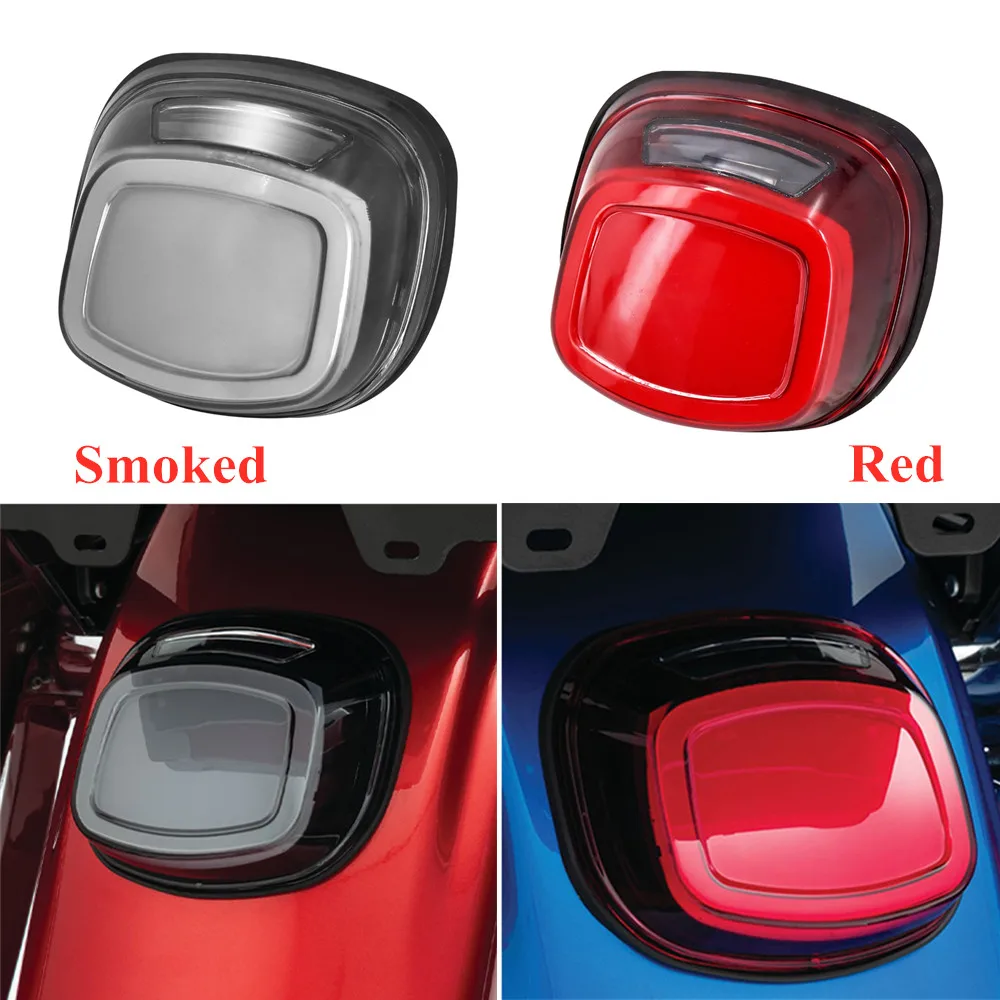 

Motorcycle Rear Brake Light Tail Running Lamp Taillight For Harley Touring Road Glide Softail Dyna Sportster 883 clignotant moto