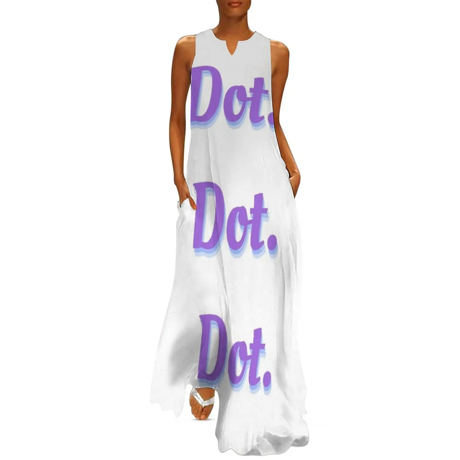 

Dot. Dot. Dot. - Mamma Mia Quote Long Dress ladies dresses for special occasion Cocktail of dresses Party dresses Dress