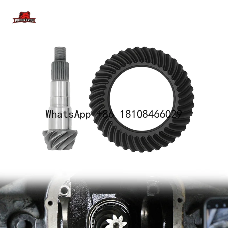 Gear and Shaft ring and pinion set suitable for speed FRONT R&P 4.56 differential OEM186