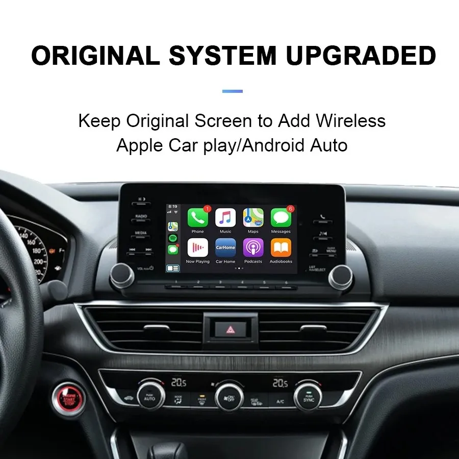iManAuto Wireless Carplay For HONDA/ACCORD 10th Generation Android Auto Car Multimedia Play AI Box Video