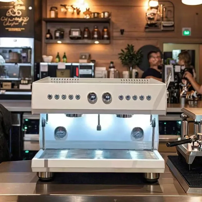 Commercial Semi-Automatic Espresso Coffee Machine 2-Group Multi-Boiler Professional Barista Maker for Cafes and Hotels