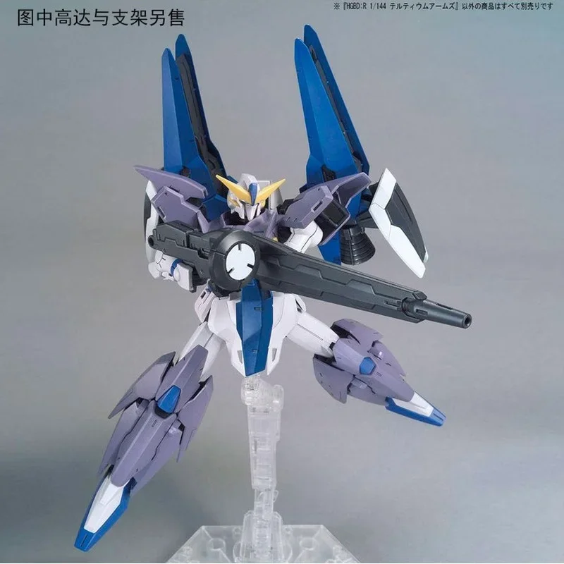 Bandai เดิม Gundam ชุดรูป HGBD:R 1/144 TERTIUM แขนตัวเลขการกระทำอุปกรณ์เสริมอาวุธแพ็คของขวัญของเล่นสำหรับเด็ก