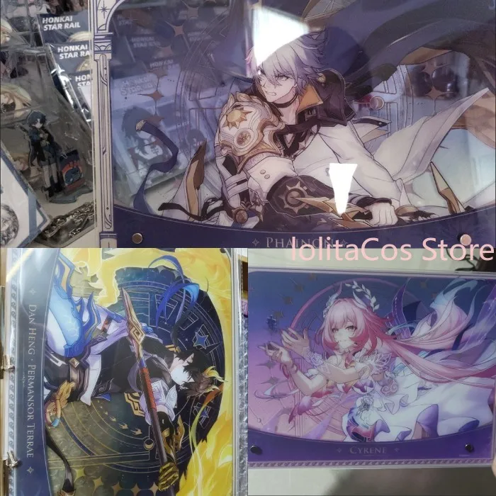 

Honkai：Star Rail Phainon Cyrene DanHeng Anime Acrylic Brick Desktop Ornament Room Decor Collection Birthday Gift Cosplay