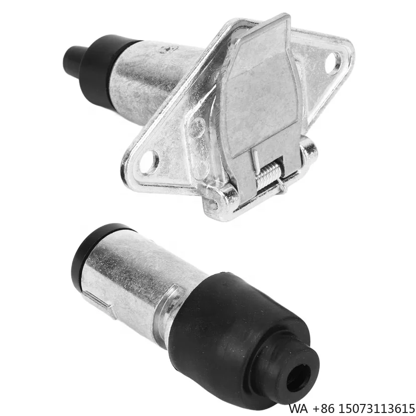 

Австралийский 7-контактный разъем для прицепа и небольшой круглый комплект розеток для прицепа, металлический 7-контактный разъем для прицепа