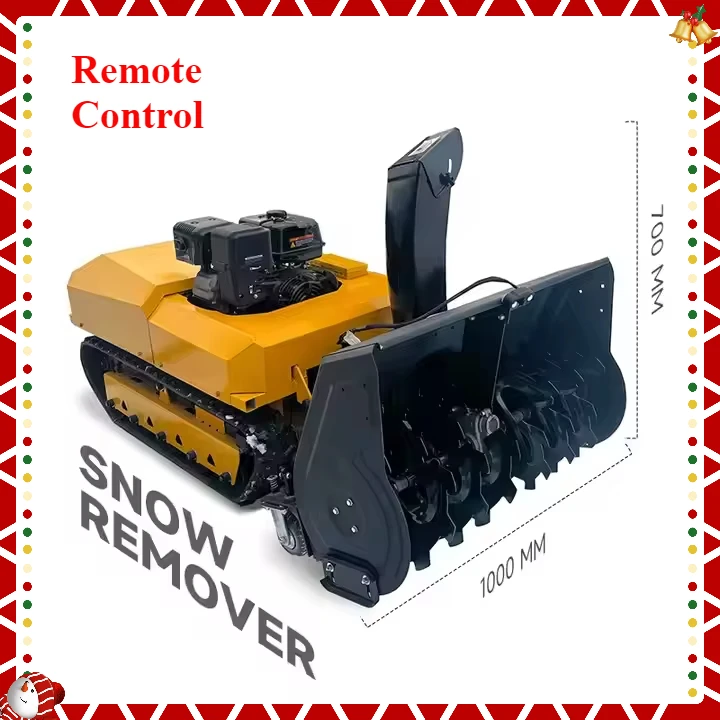 Remote Control Snow Blower AI Powered Remote Control Snow Sweeper Snow Thrower Remote Control