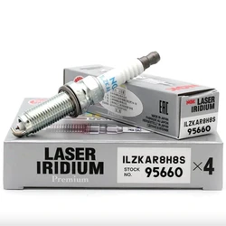 4-6pcs Brand New Laser Iridium Platinuim Spark Plug ILZKAR8J8SY 95660 for 122905PAA01