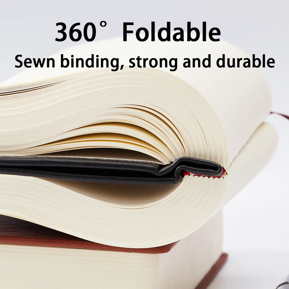 Super Thick Notebooks Agenda Planner 660 pages Blank inner PU Leather Soft Cover Sketchbook Journal Diary notebook Stationery image 4