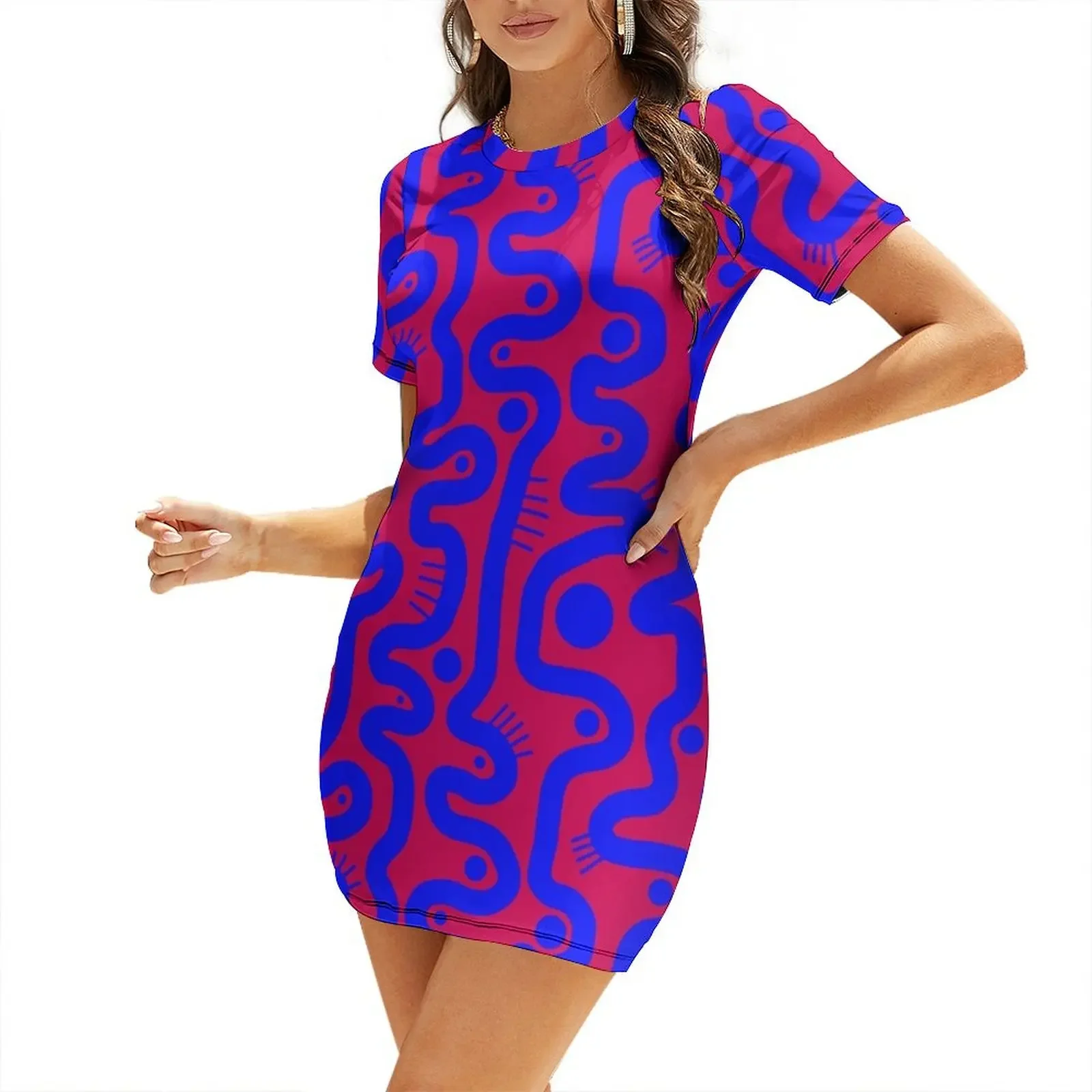 

Matisse Short-Sleeved Dress luxury woman party dress birthday dress for women elegant dresses plus sizes