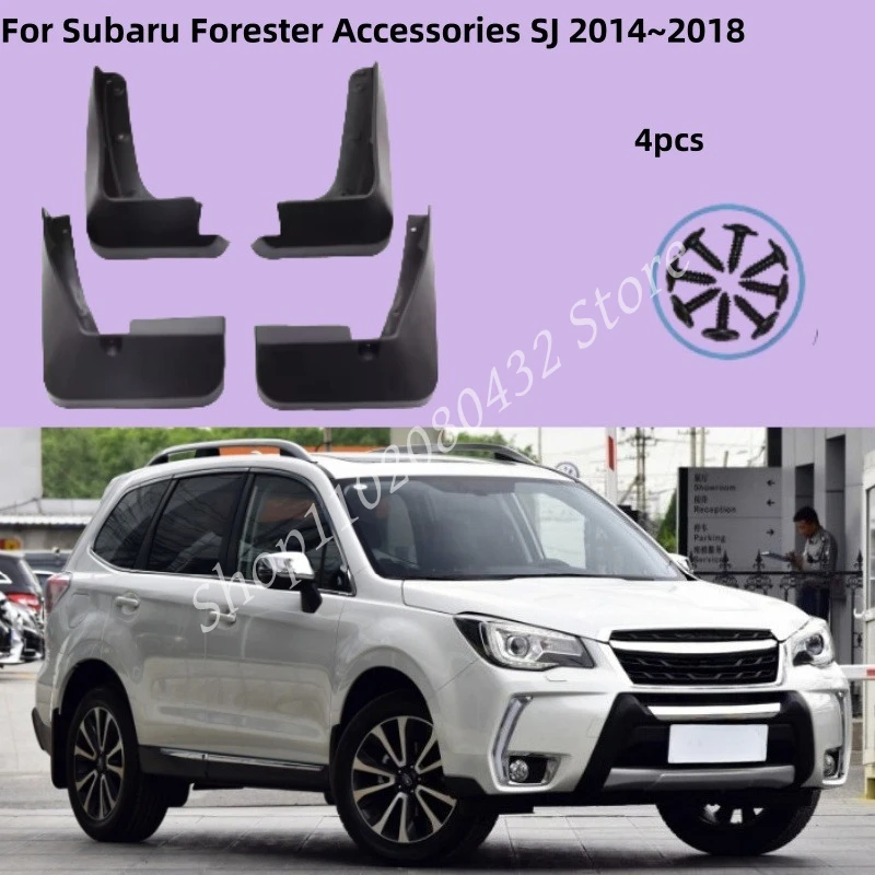 

Car Mud Flaps For Subaru Forester Accessories SJ 2014~2018 Car Mudflaps Splash Guards Front Rear Fenders Accessories Mudguards