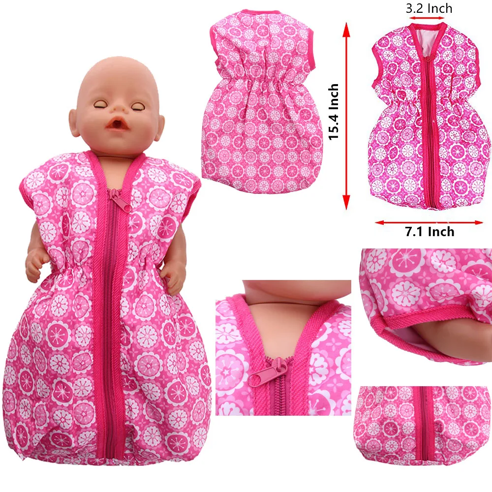 Doll Clothes Red Christmas Suit Baby Girl\'s Accessories for 18 inch American Doll & 43 Cm Reborn Dolls Mini Christmas Tree Toys