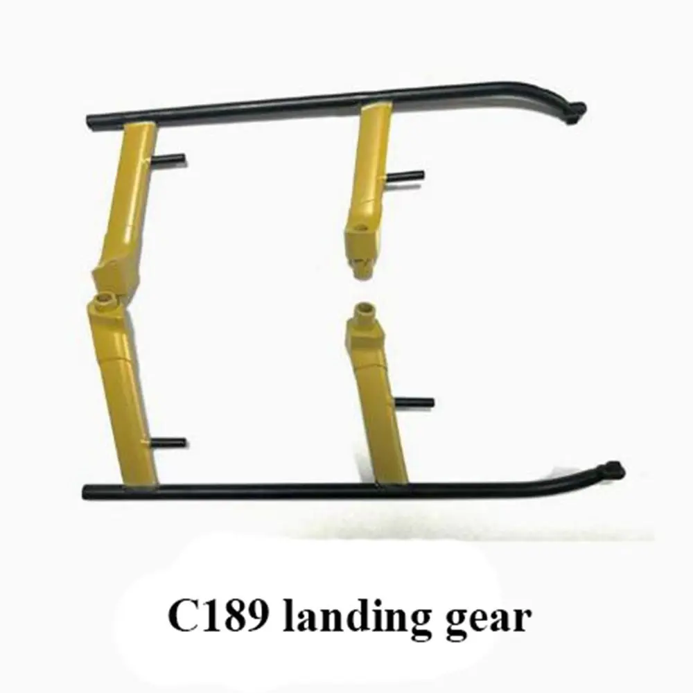 Universal Remote Controlled Aircraft Parts DIY C189 Parts Aircraft Accessories Landing Gear Accessories Black