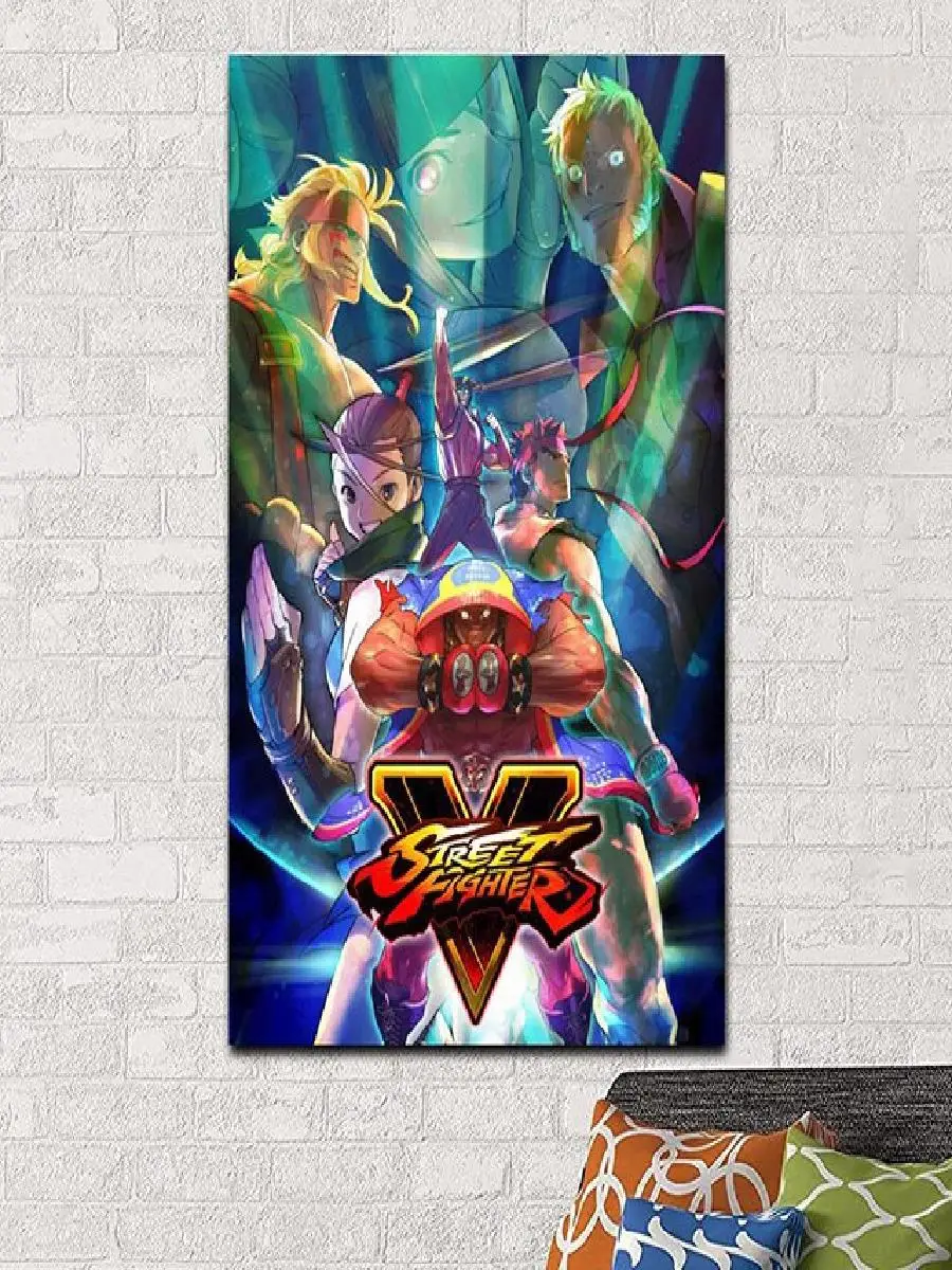 Street Fighter Nintendo Game Premium HD Canvas Print  Decorative Wall Art for Living Room  Bedroom  Poster  Prints Home Decor