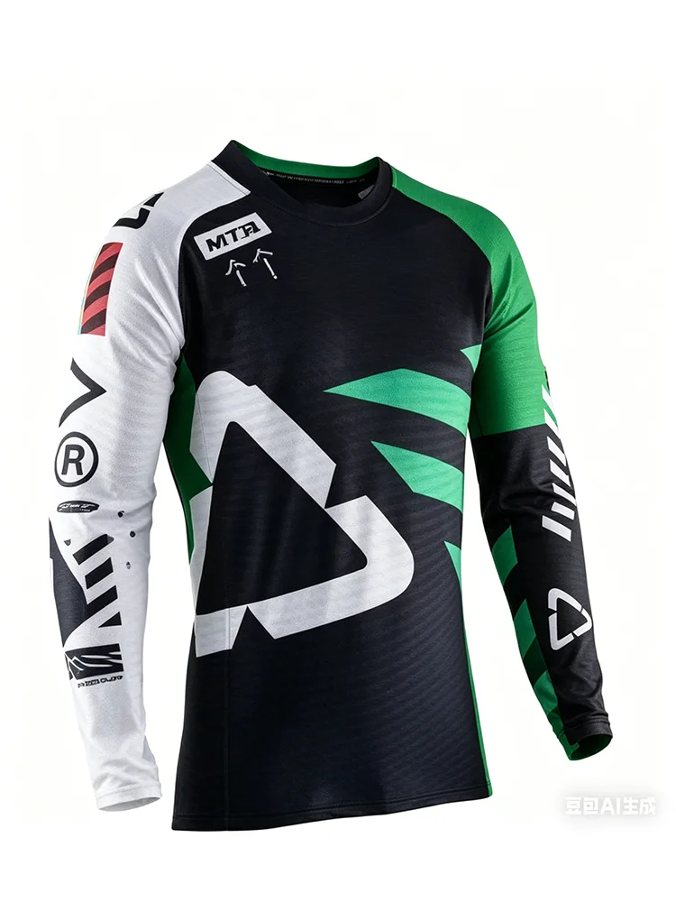 AliExpress NONE 2026NEW MEN CYCLING QUICK DRY MOTOCROSS JERSEY DOWNHIL MOUNTAIN BIKE DH SHIRT MX MOTORCYCLE CLOTHING ROPA FOR MEN MTB T-SHIRTS