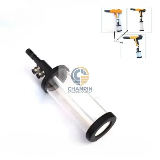 GM02 GM03 GM04 Experimental Cup Hopper for Electrostatic Powder Coating Spray Gun