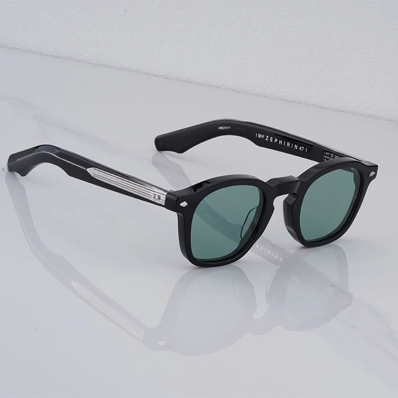 

Luxury Brand Fashion ZEPHIRIN Sunglasses Men Top Quality Round Acetate Outdoor Uv400 Protection Women SUN GLASSES
