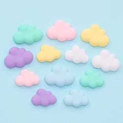 20Pcs New Cute Cloud Flat back Resin Cabochon Scrapbooking per parti di Deco del telefono clip di fiocchi per capelli fai da te che fanno accessori