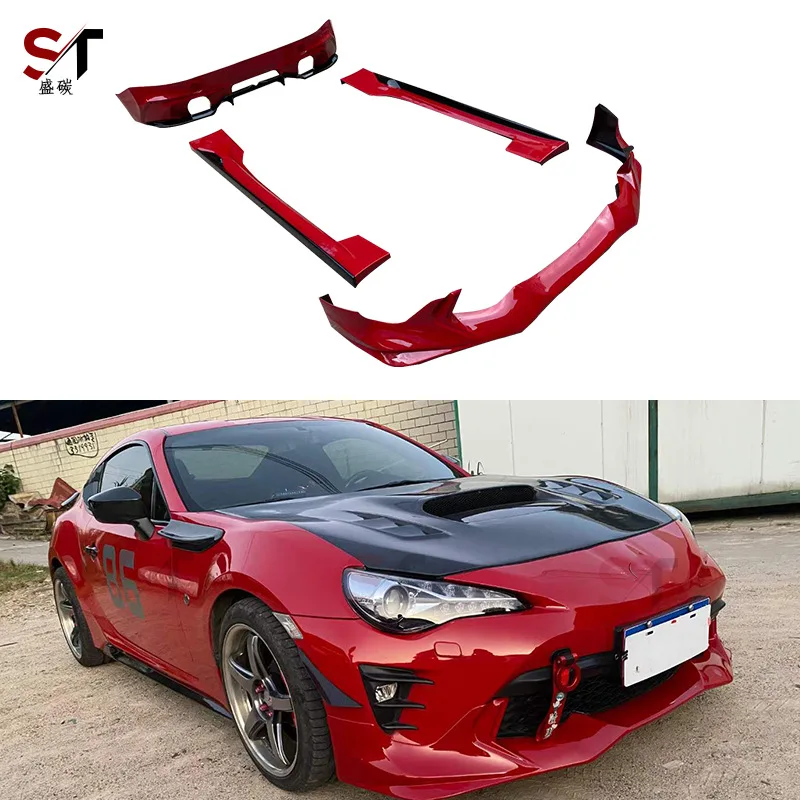 

Suitable for Toyota GT86 Subaru BRZ TRD Surround ABS Primer Front Shovel Rear Lip Side Skirt Modified Accessories