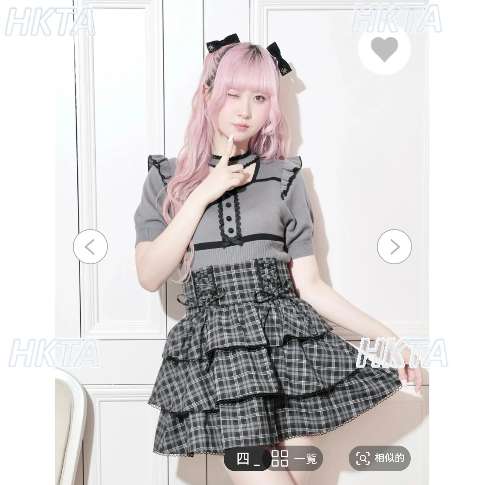 Japanese Style High Waist Slimming Cake Skirt 2026 Autumn New High Waist Short Pleated Skirt Preppy Style Student Black Skirts