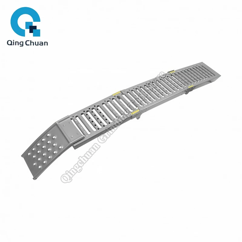 Car Loading Ramps Heavy Duty Motorcycle Ramp For ATVs UTVs For Pickup Trucks Triple Fold Portable Dirt Bike Ramp