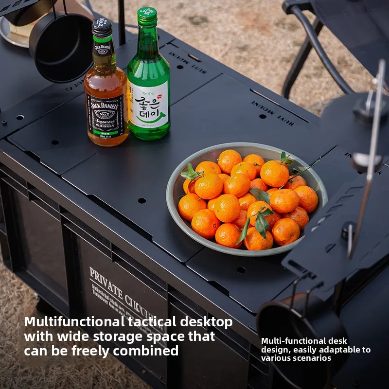 Camping Multi-Functional Thickened Sit-On Car Trunk Storage Box Outdoor Picnic Large-Capacity Folding Transfer
