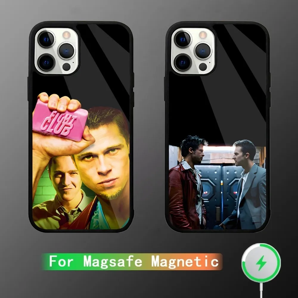 

Movie F-Fight Club Phone Case For iPhone 16,15,14,13,12,11,Plus,Pro,Max Mini Magsafe Magnetic Wireless Charging