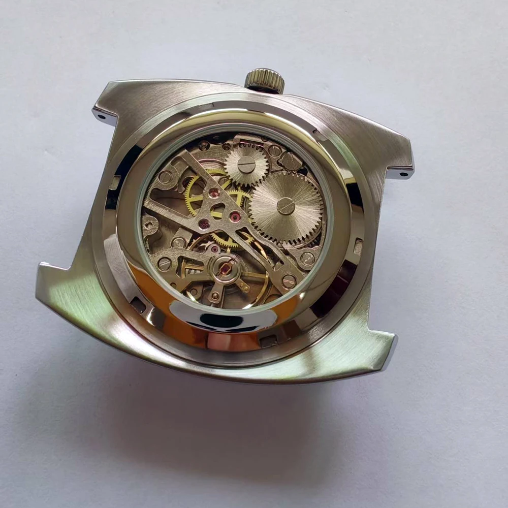Vintage Mechanische Armbanduhr Automatikuhren Herren Große Uhr Männliche Zeitmesser Retro Markendesign Luxusuhren – Detail 10