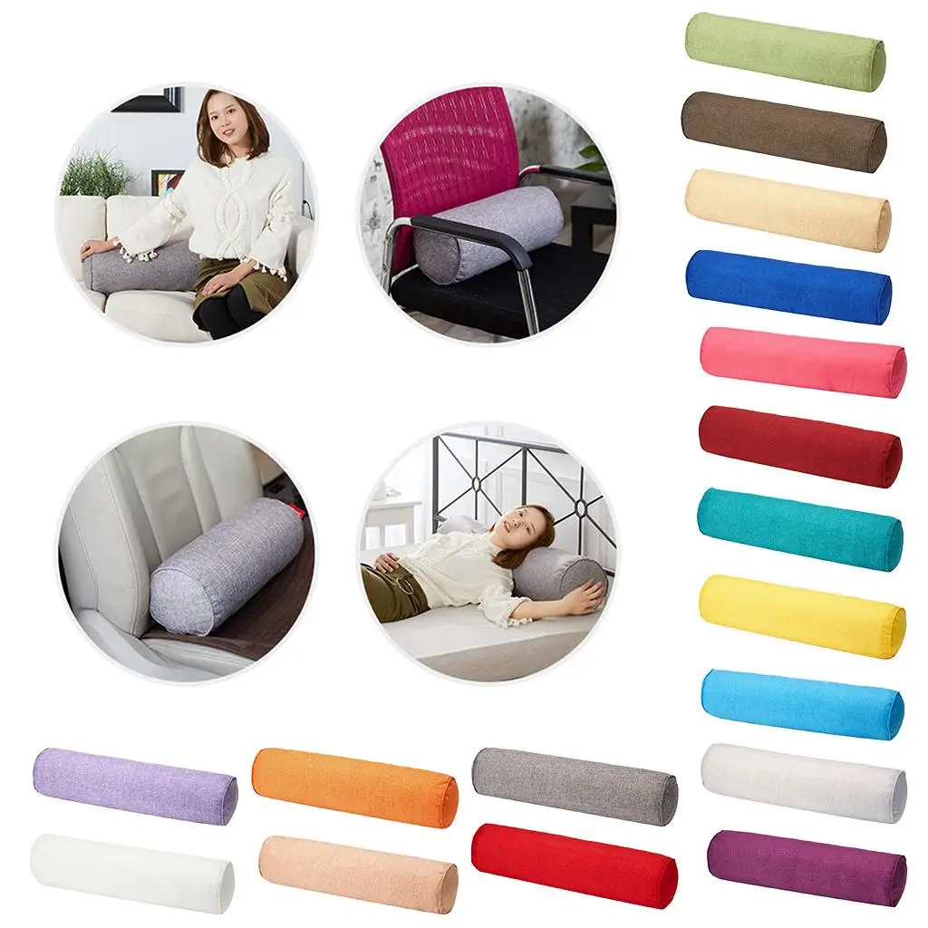 Lower Back Support Cushion Breathable Mesh Cover Memory Foam Anatomical Pillow for Bed Office Car Living Room
