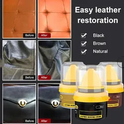 Leather Repair Cream Liquid Shoe Polish Nursing Shoes Leather Cleaner Shoes Polishing for Leather Shoes Sofa Seat Renovation