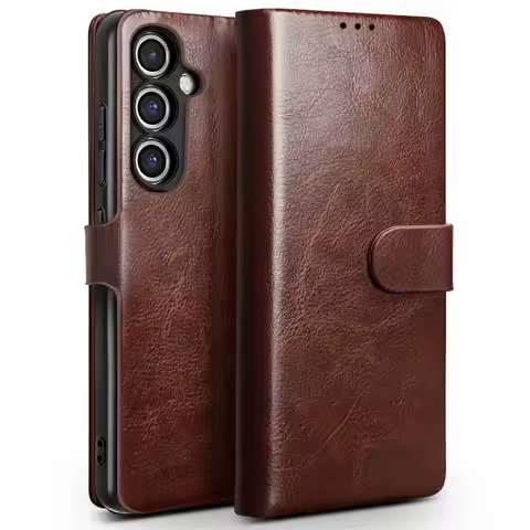 Phone case for Samsung Galaxy S25 FE S25+ Plus 5G S25FE S24+ S24 Ultra S23 S23+ S22 S21 S20 S10 S9 S8 flip wallet leather cover