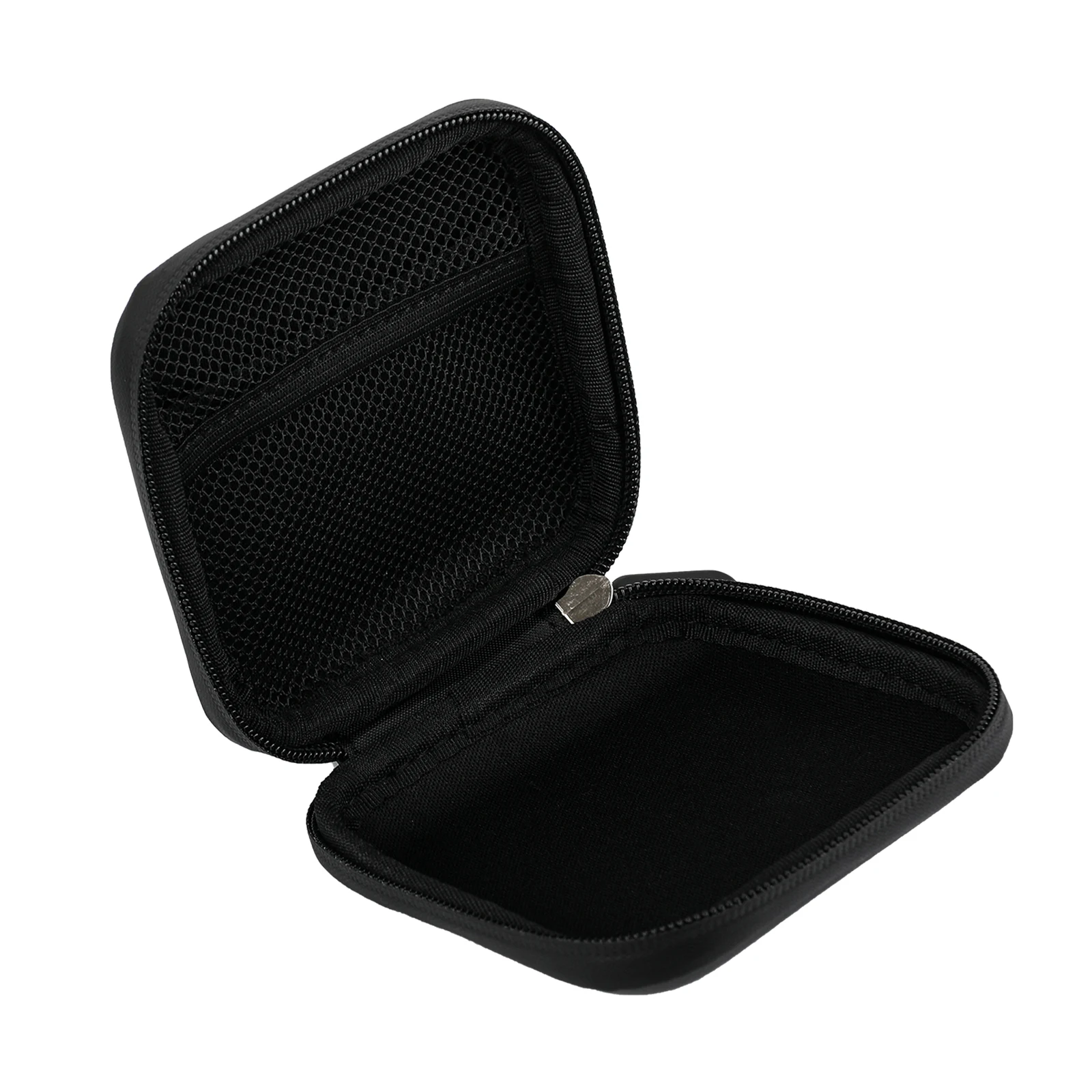 Ziigaat quadratische Ohrhörer hülle tragbare kabel gebundene Kopfhörer-Trage tasche wasserdichte Leder-Aufbewahrung tasche für Iems