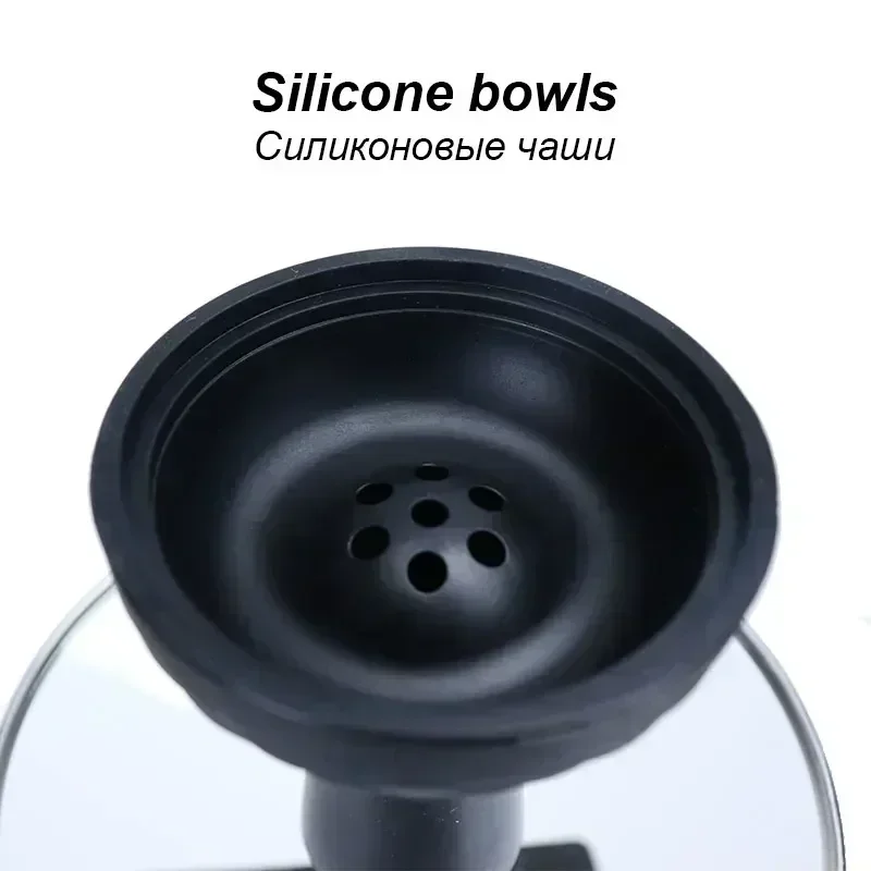 

Acrylic Ookah Set Shisha Box Nargile Sheesha Narguile Chicha Cachimbas Water Pipe Shisha Box Ookah With LED For Smoking Кальян