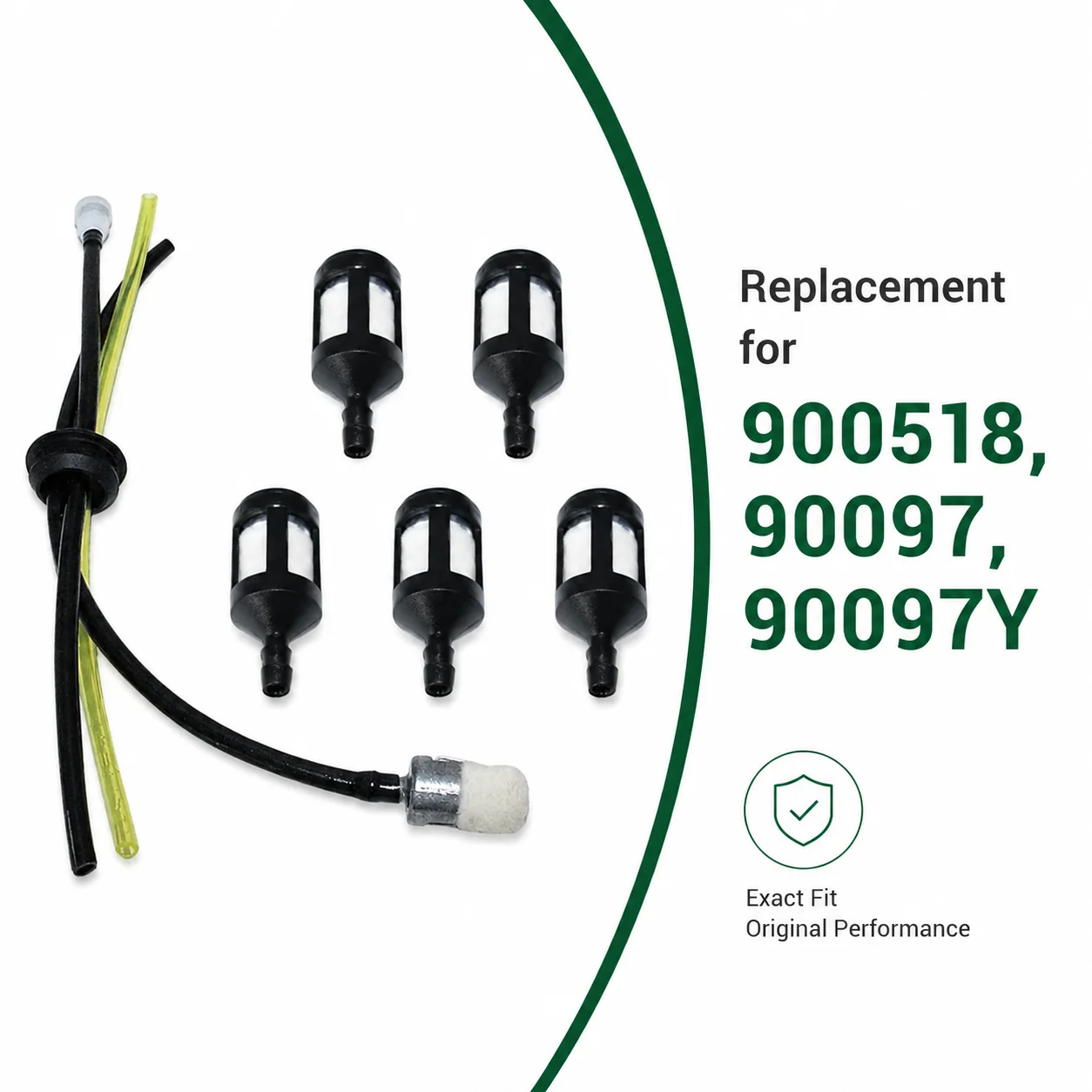 Fuel Line Filter Grommet Kit For Echo TG-200i TG-200R PF-200 PPE-210 SMR-210 SMR-211 OEM 900518 90097 90097Y Garden Tool Parts