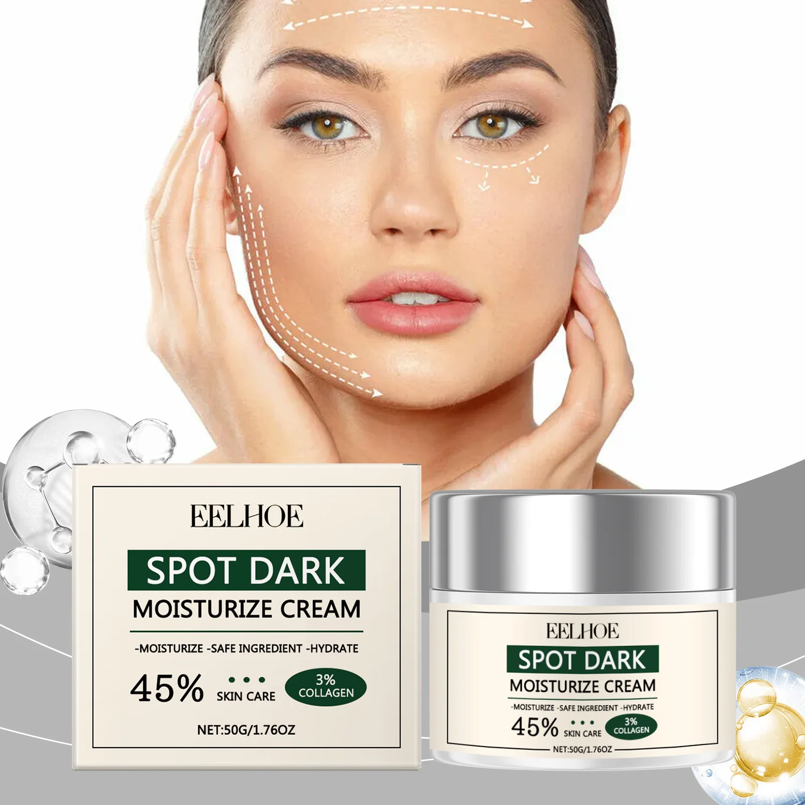 

EELHOE Lifting Firming Cream Repairing Moisturizing Nourishing Cream Brightening Skin Facial Cream Anti-Aging Face Skin Care