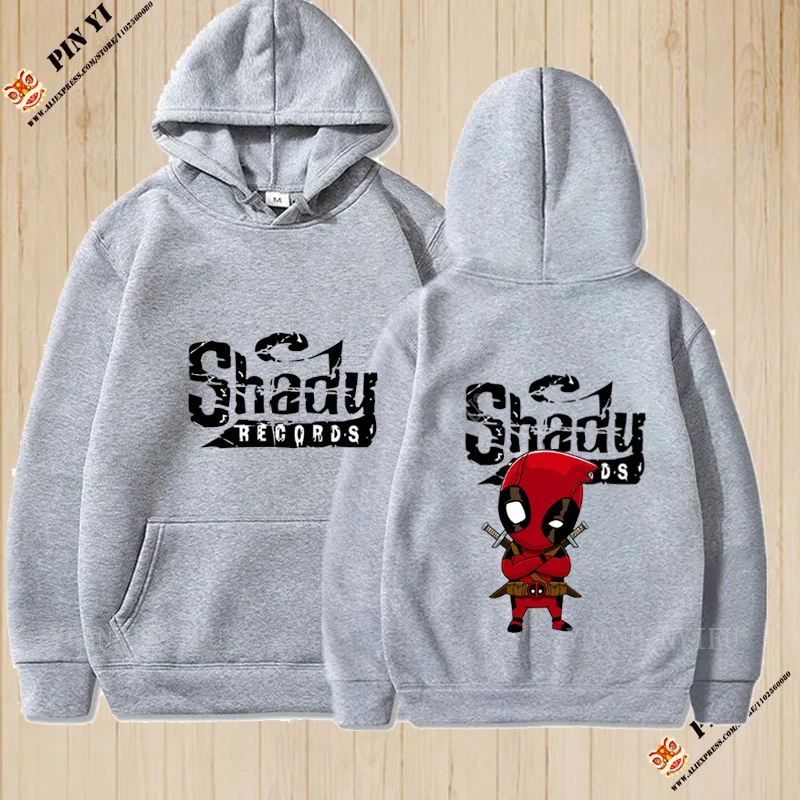 

Классический стиль хип-хоп, рэперские эмиминимы Shady Records, пуловер с логотипом, свободные удобные толстовки