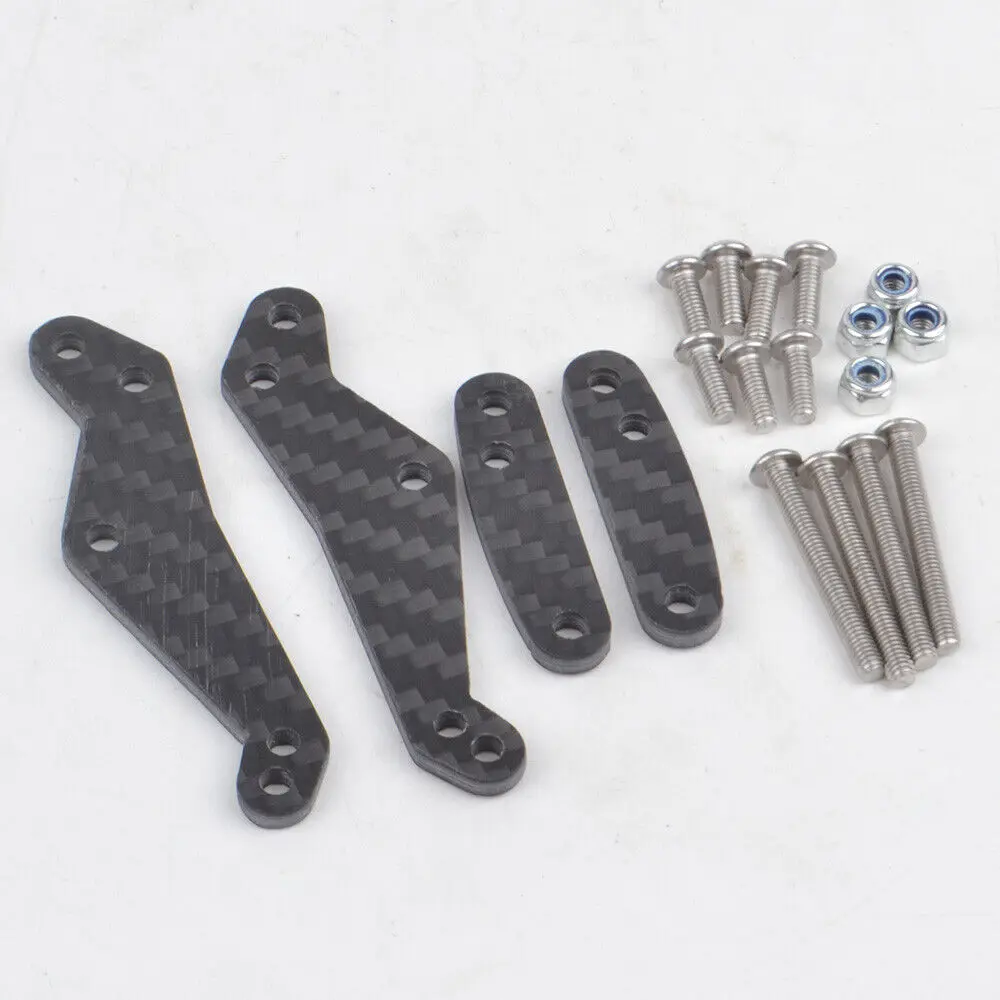 Carbon Rear Shock Plate for Tamiya Monster Beetle /Frog /BlackFoot Upgrade Parts