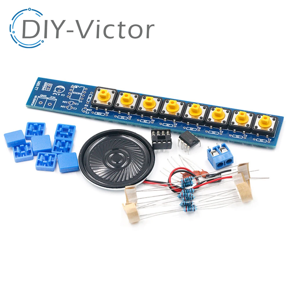 1set DIY Kit NE555 Component Electronics Electric Piano Organ Module