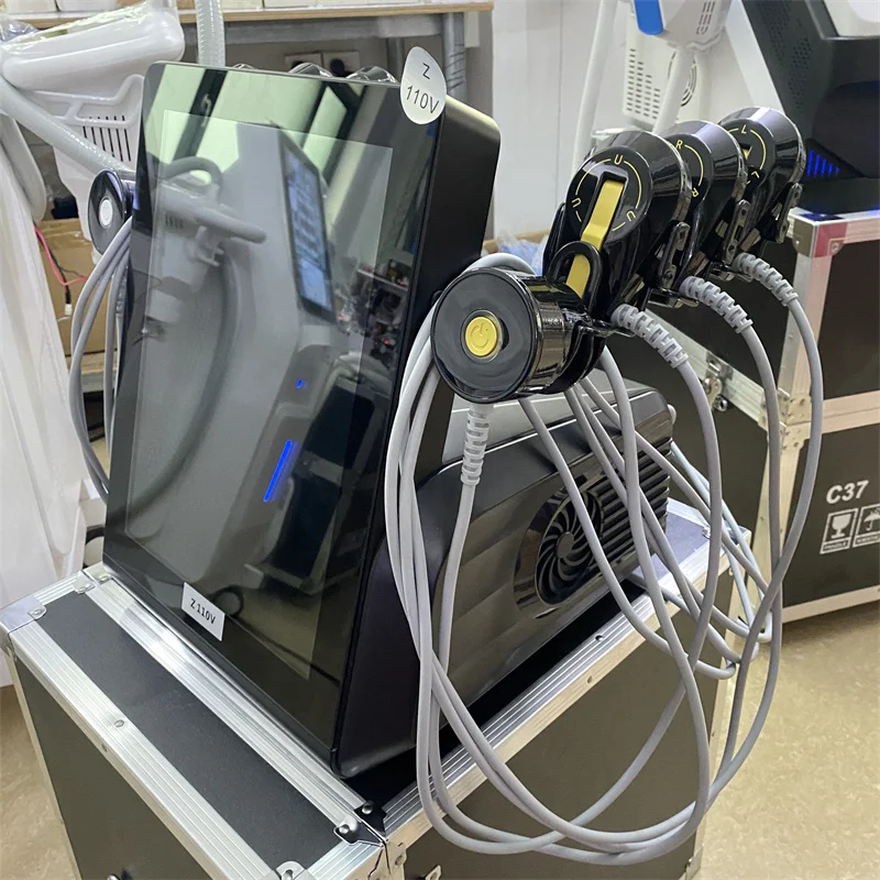 

Ems RF электростимуляция лица машина для подтяжки лица 6 ручек скульптурные подушечки для лица массажер устройство против старения удаление морщин