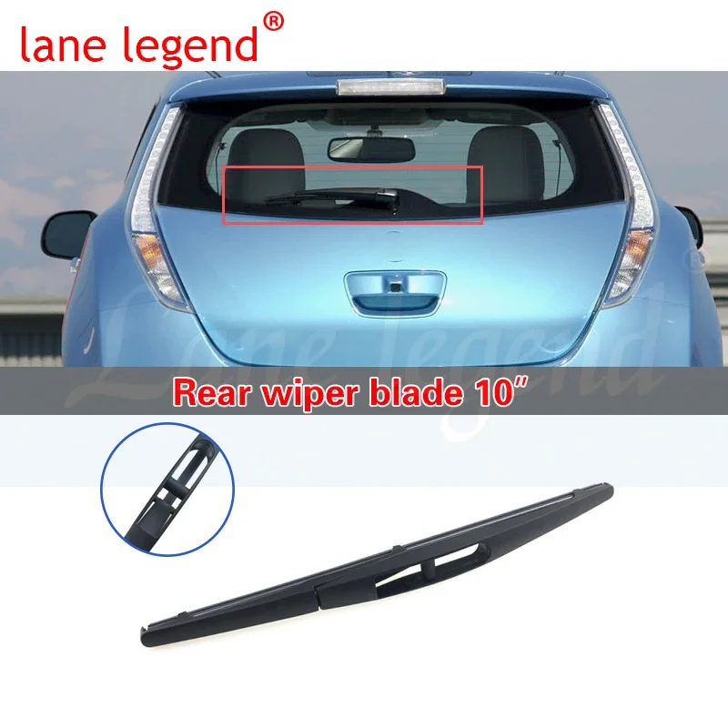 Car Wiper LHD Front & Rear Wiper Blades Set Kit For Nissan Leaf MK1 2010 - 2017 Windshield Windscreen Window Brush 26\