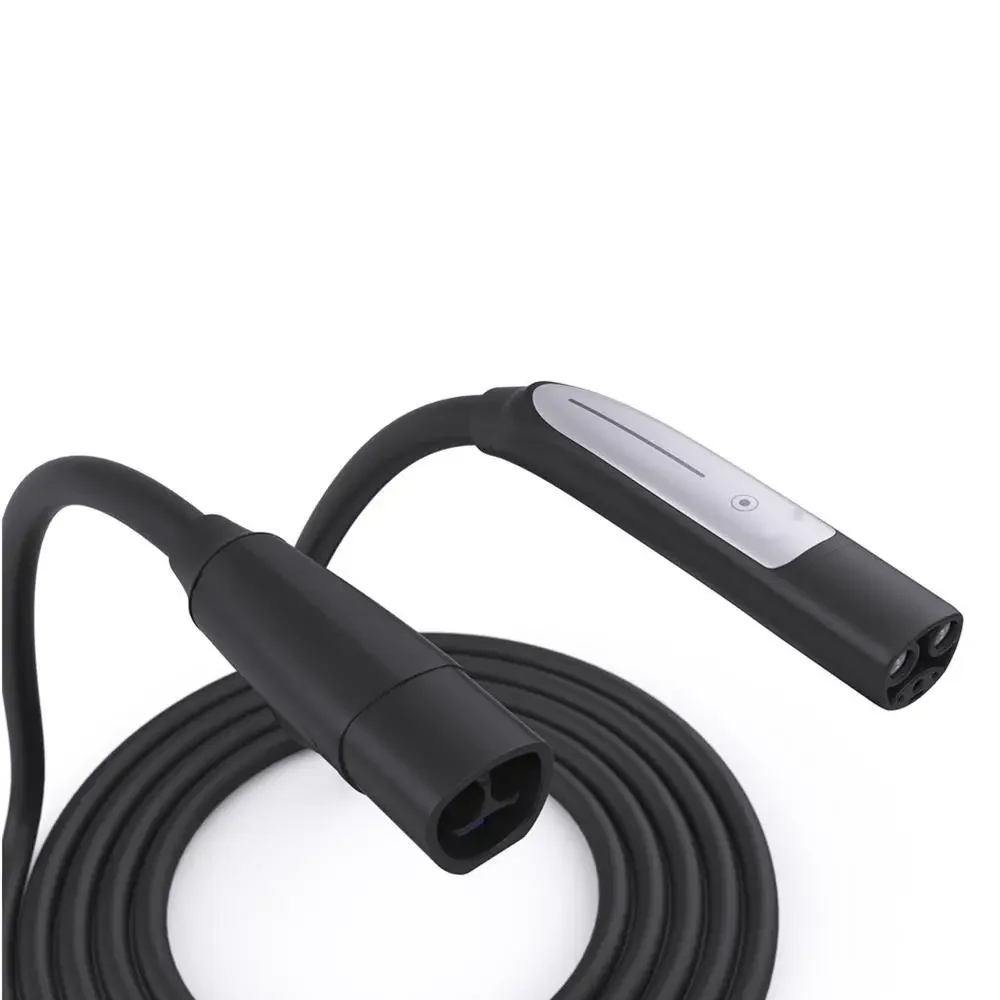 32A 5M Extension Cable NACS EV charging cable  NACS Extension Plug  Cable  With Button to Open Door