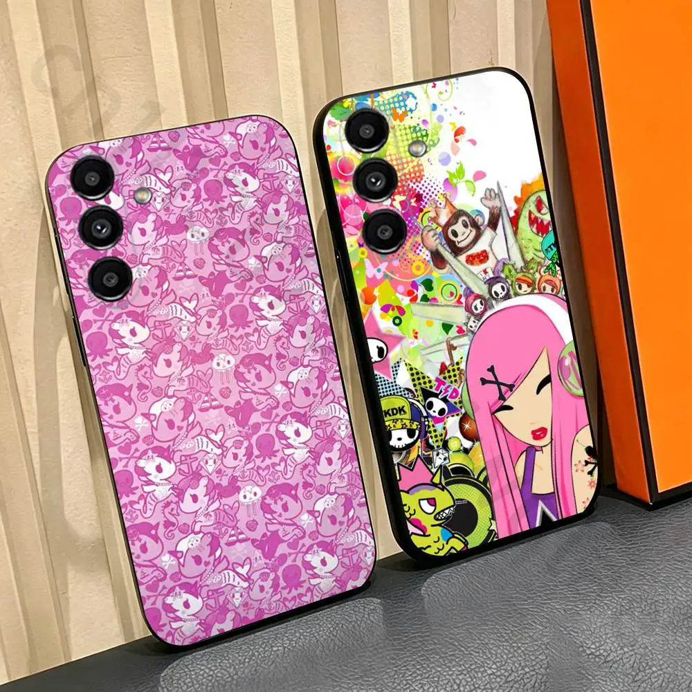 T-TokidokiS Phone Case For Samsung Galaxy A13,A21s,A22,A31,A32,A52,A53,A71,A80,Soft Black Shell