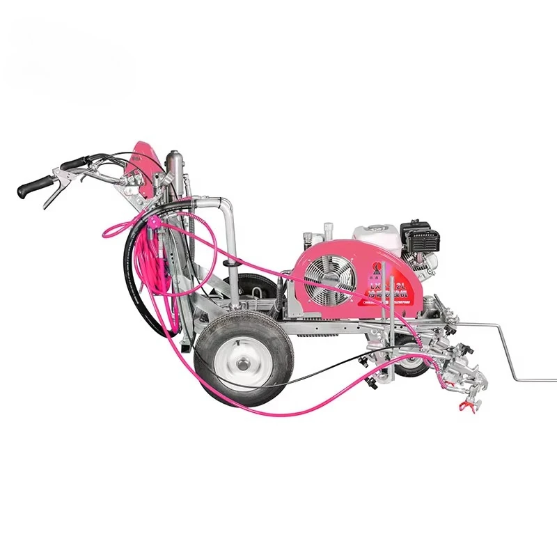 High Quality Heavsty Electric Cold Paint Road Marking Sprayer Machine 9L/min Low Noise Engine Pump Spray Guns