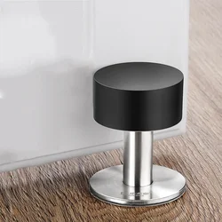 Rubber Cap Metal Door Stops Safety Door holders Protect Doors Wall Anti-collision for Child Safety Home Office Security Door