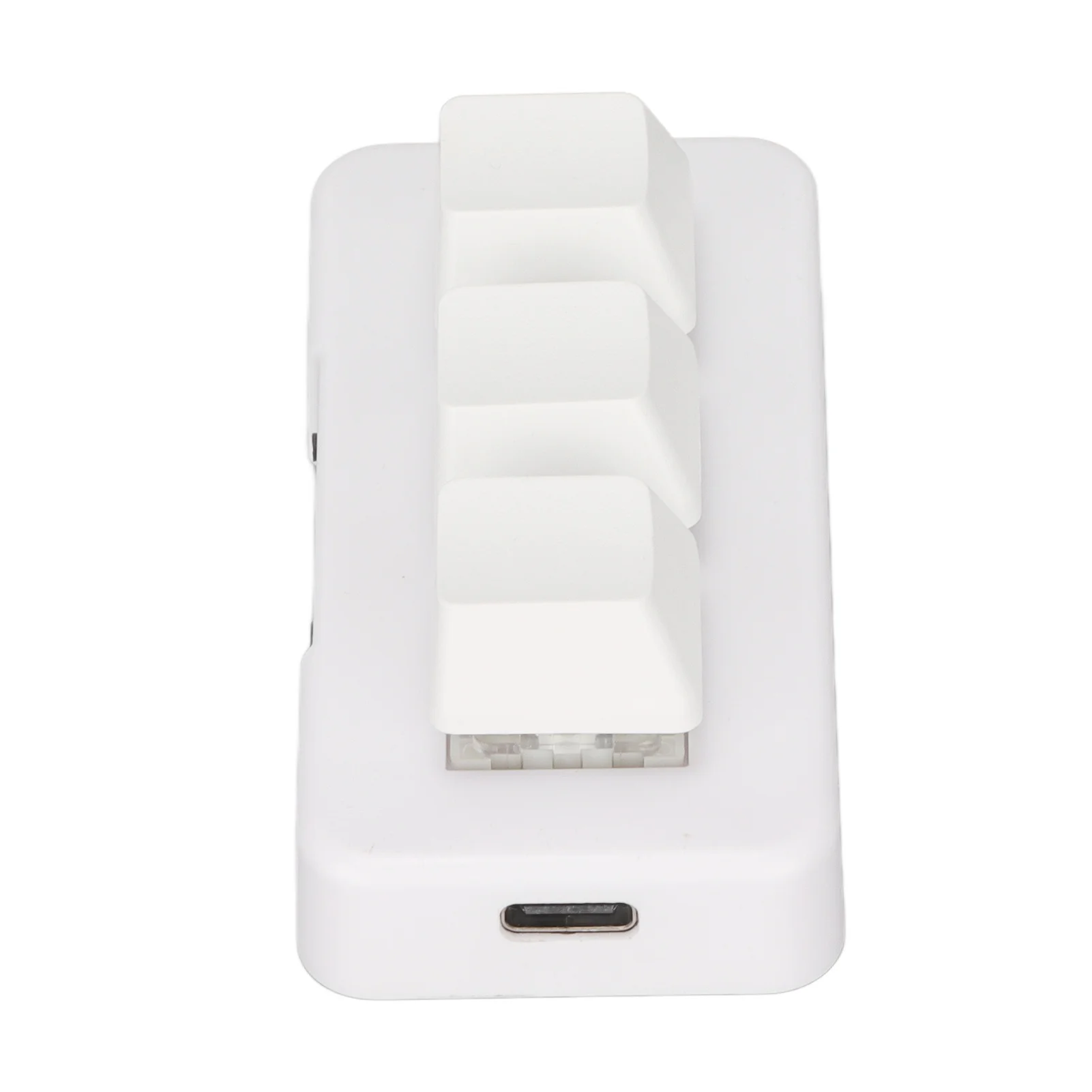 3 Key Keypad RGB Backlit 3 Keys USB Interface Mini Mechanical Programmable Plug and Play Macro Keypad for Computer