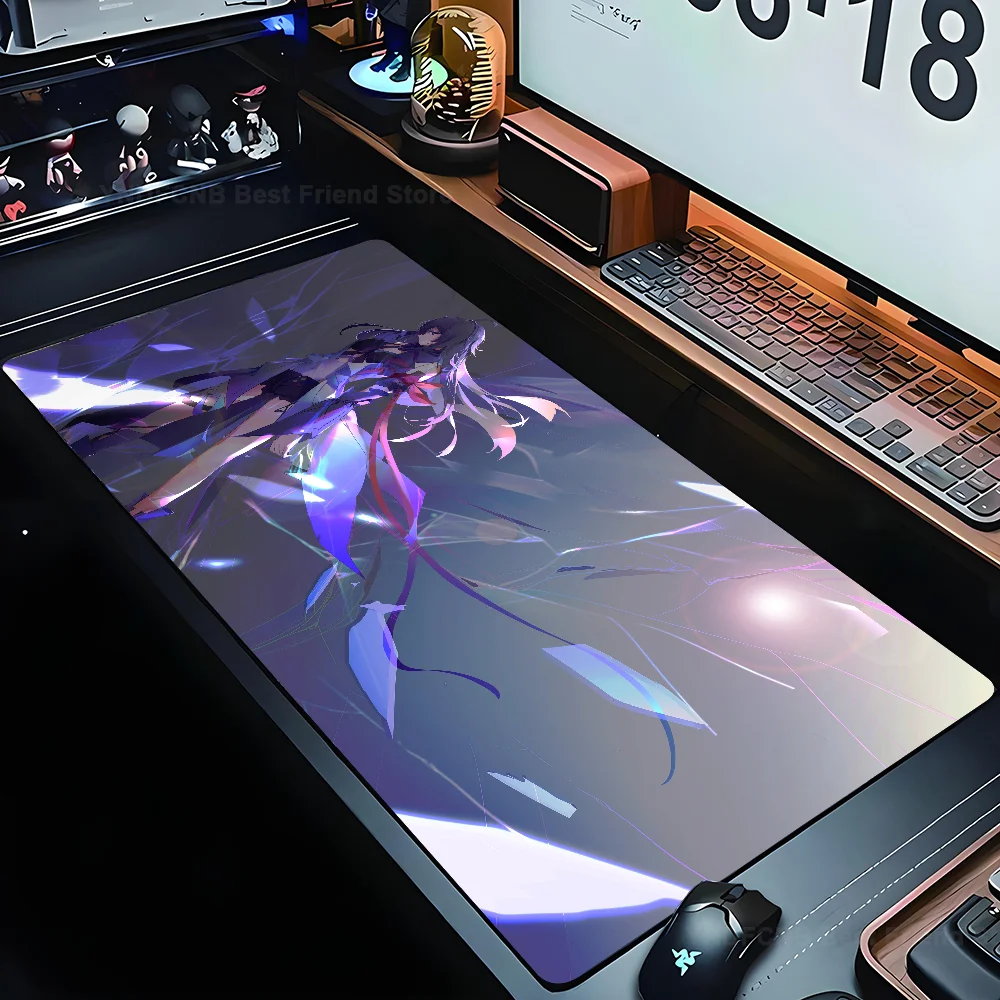 

Honkai Star Rail Seele Vollerei Mousepad Mouse Mat Desk Mat With Pad gaming accessories Prime Gaming XXL Keyboard Pad