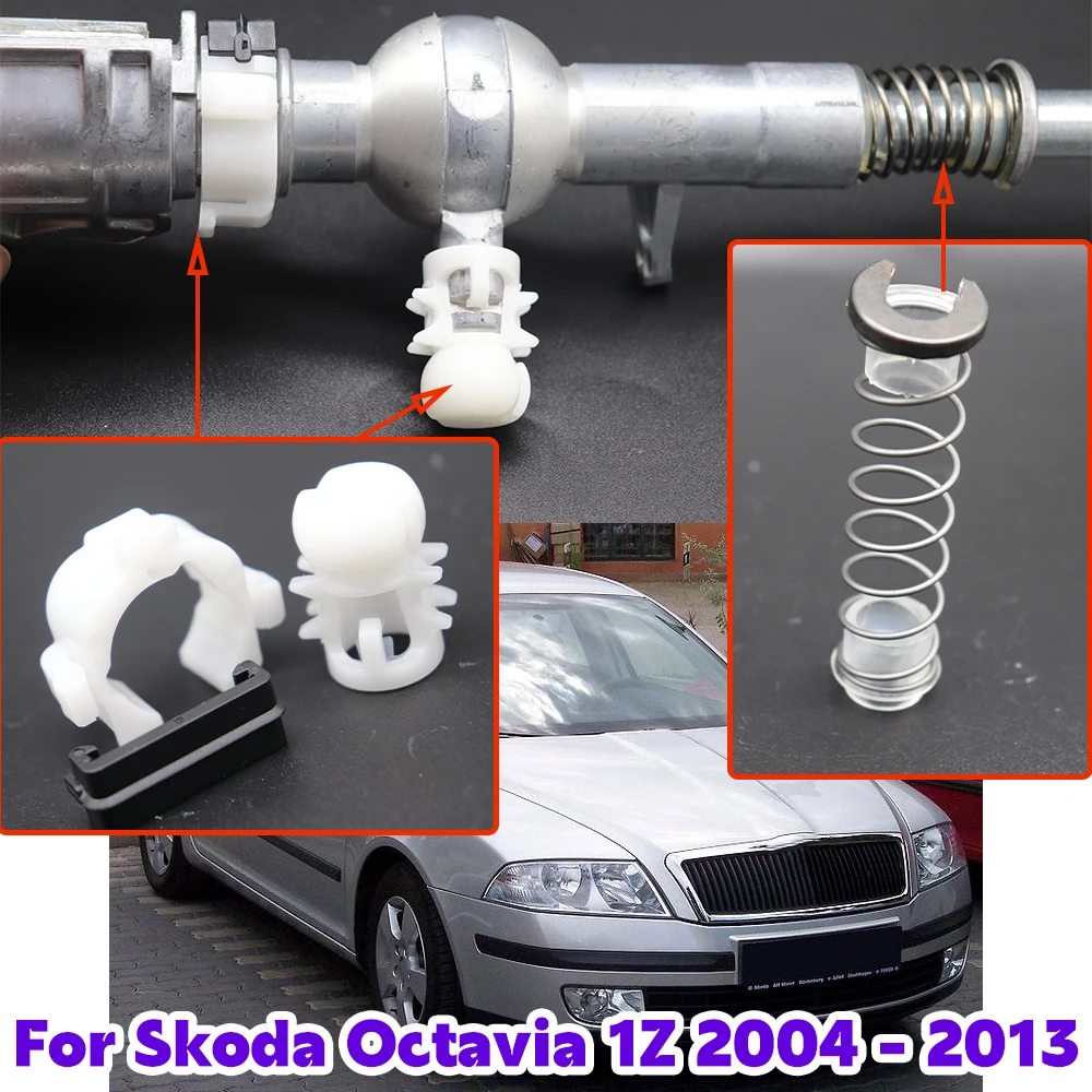 

Gear Shift Selector Lever Shaft Stick Spring Bushing for Skoda Octavia 1Z 2004-2013 End Rod Bowden Collect Bearing Arm Shell Car
