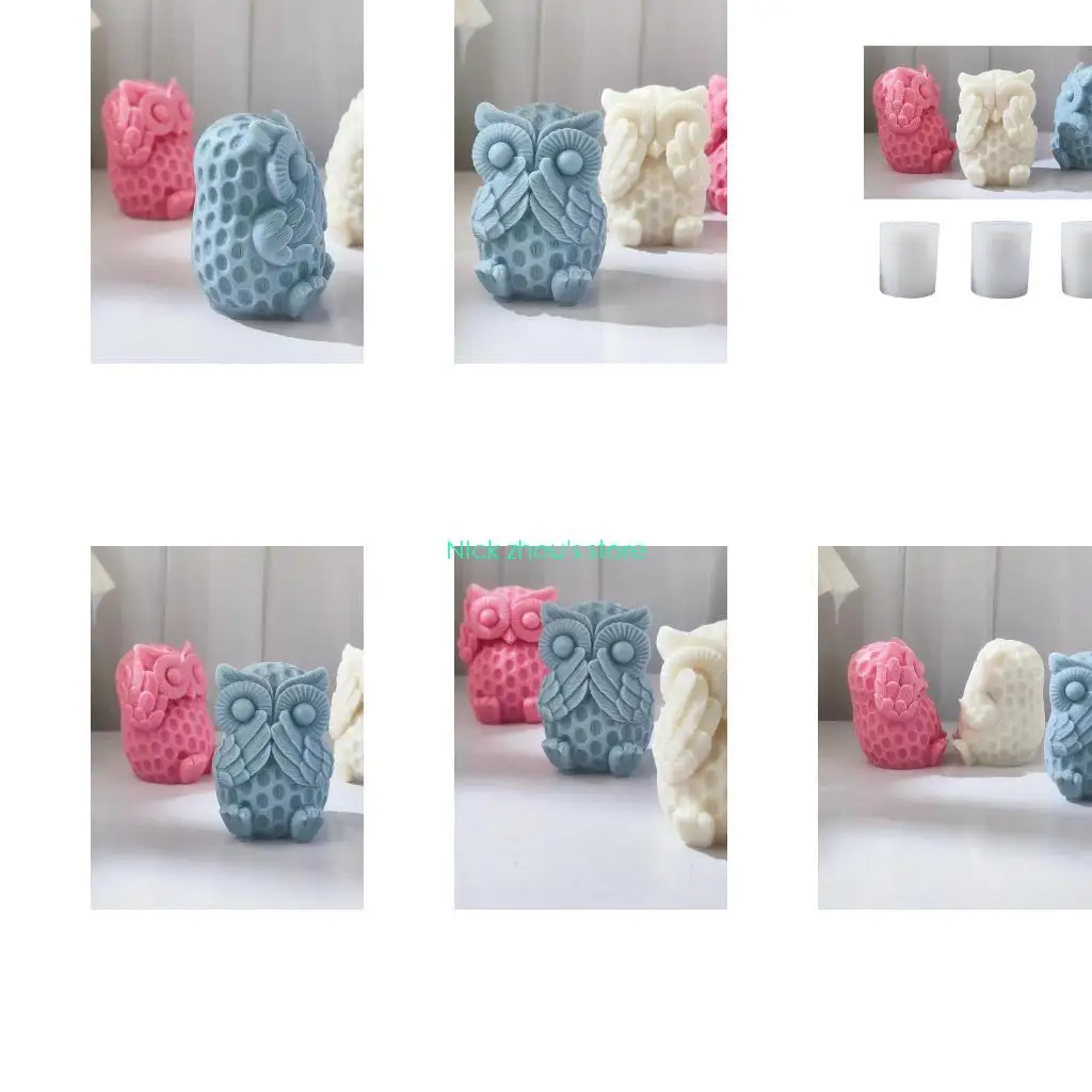 

E15E Animal Moulds for Candle Making DIY Resin Crafts Rose Scented Resin Mold