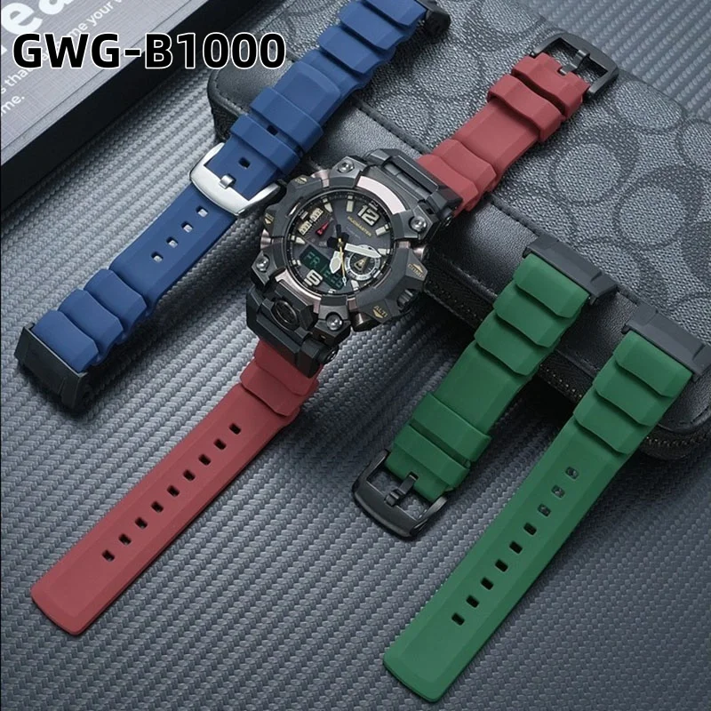 

Для Casio Metal Big Mud King 3-го поколения серии GWG-B1000 модификация ремешка для часов модный силиконовый резиновый ремешок для часов