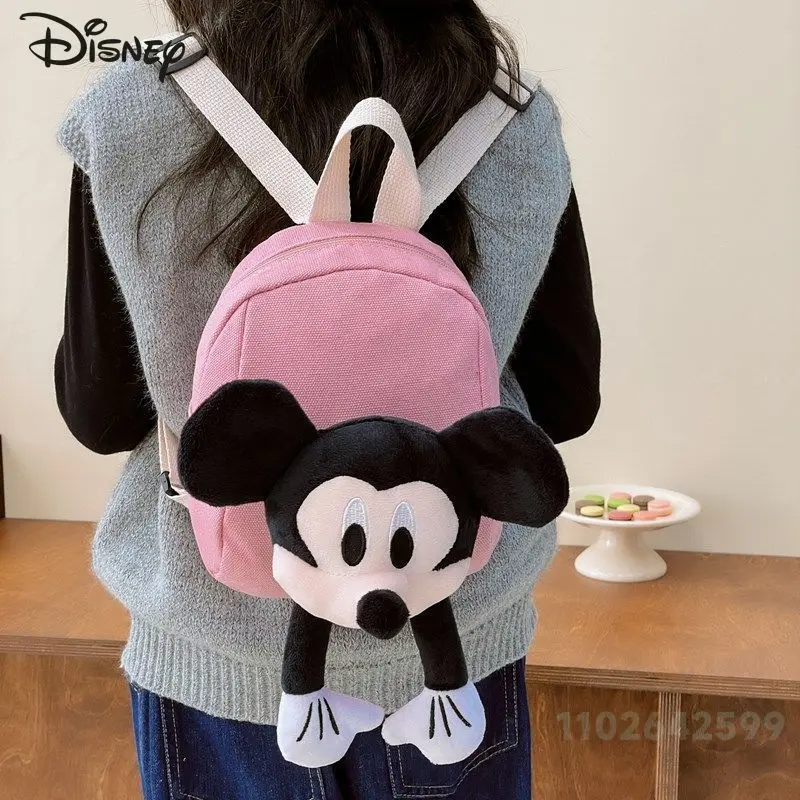 Mickey New Children's Doll Backpack Fashionable and High-quality Student Backpack Cartoon Versatile Casual Girl Mini Backpack