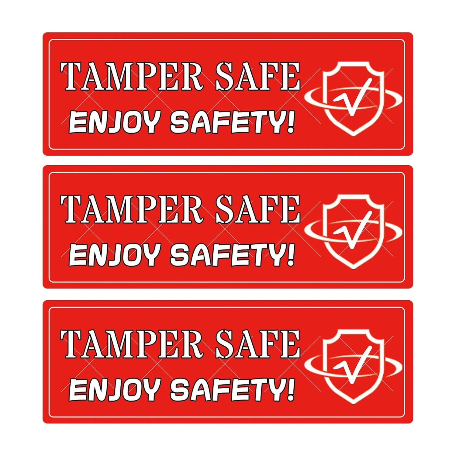 Tamper Safe Stickers Tamper-Evident Label Seals 2 * 4 Inch Tamper Evident Proof Seals Sticker 250pcs